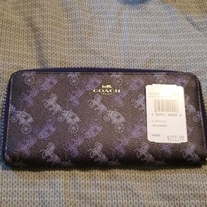 Coach accordion wallet